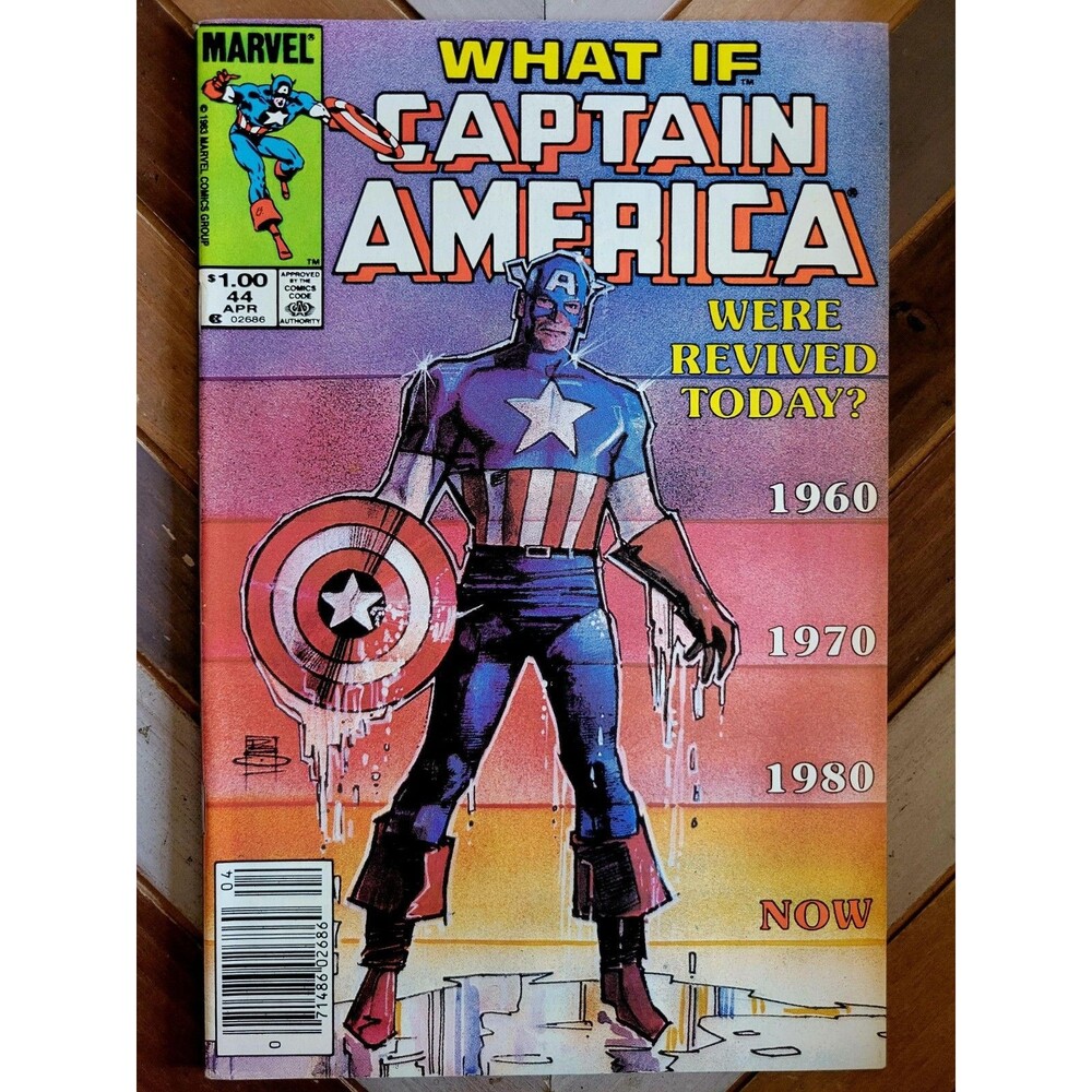 What If? #44 (1984) Captain America Were Revived Today? Sienkiewicz Cover (6.5)